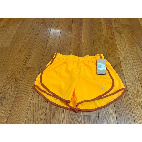 New  Womens Running Shorts XS $32 Orange Brown Athletic Gym Training - Picture 1 of 5